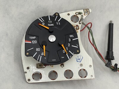 Mercedes MB Instrument Tank/Temp/OEL Mercedes-Benz W116 SE SEL SL SLC R - 2/78