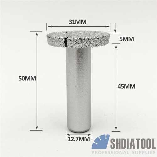 1pc Vacuum Brazed Diamond Router Bits With 1/2" Shank For Stone Marble Cutter a - Picture 36 of 44