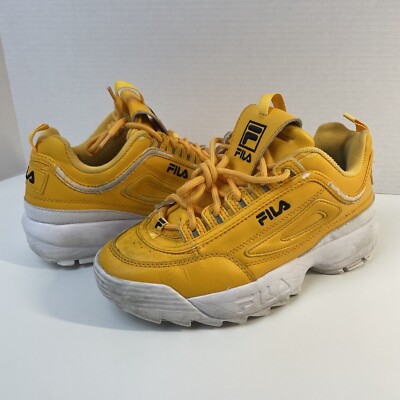 Fila Disruptor Golden/Yellow 5FM00540-702 Women's Athletic