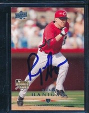 2008 Upper Deck #317 Rookie Ryan Hanigan signed auto autograph tough swsw6