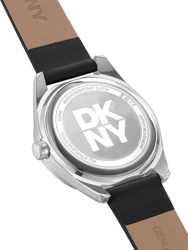 DKNY DK1L016L0015 Ladies Watch Chambers Midi Black 34mm 5ATM - Picture 3 of 5