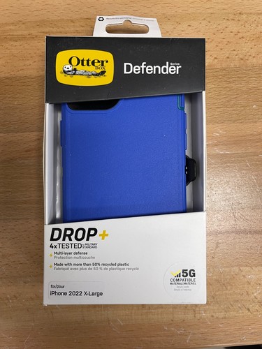 OtterBox DEFENDER SERIES Case for iPhone 14 Plus - Rain Check (Blue)