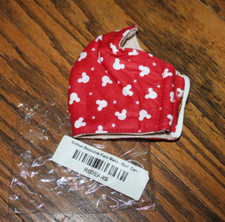 NEW Cotton Reusable Disney Face Mask Red White Ears