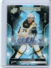 2019-20 SPx Autographs #64 Connor Clifton 7/299