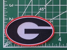 Georgia Bulldogs 3.5" G Iron On Embroidered Patch ~FREE Tracking!