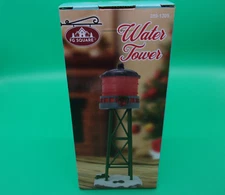 NEW Christmas Village 7" Water Tower Farm Wreath Tree FG Square 289-1305