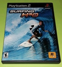 SURFING H3O Sony PlayStation 2 PS2 Game Manual 2000 ROCKSTAR Sports Fun 