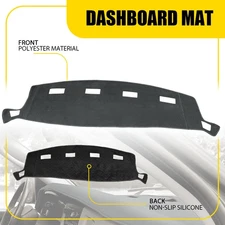 Gray Dash Mat for 2002-2008 Dodge Ram 1500 2500 3500 LHD Dashboard Cover Pad