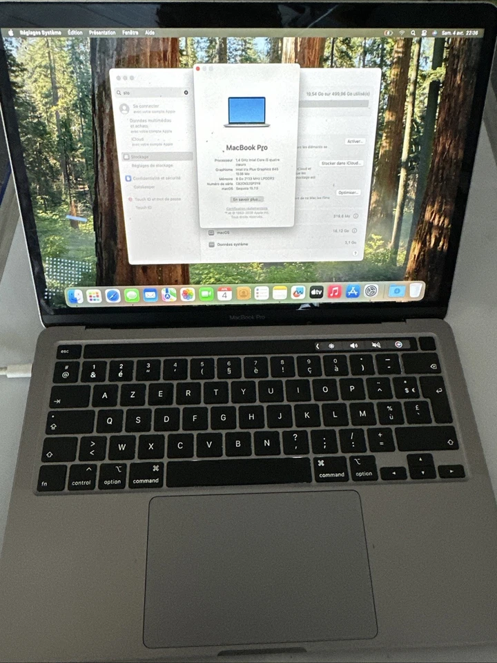 Apple MacBook Pro 13" 2019 · i5 · 8GB · 500GB, photo 3 sur 5