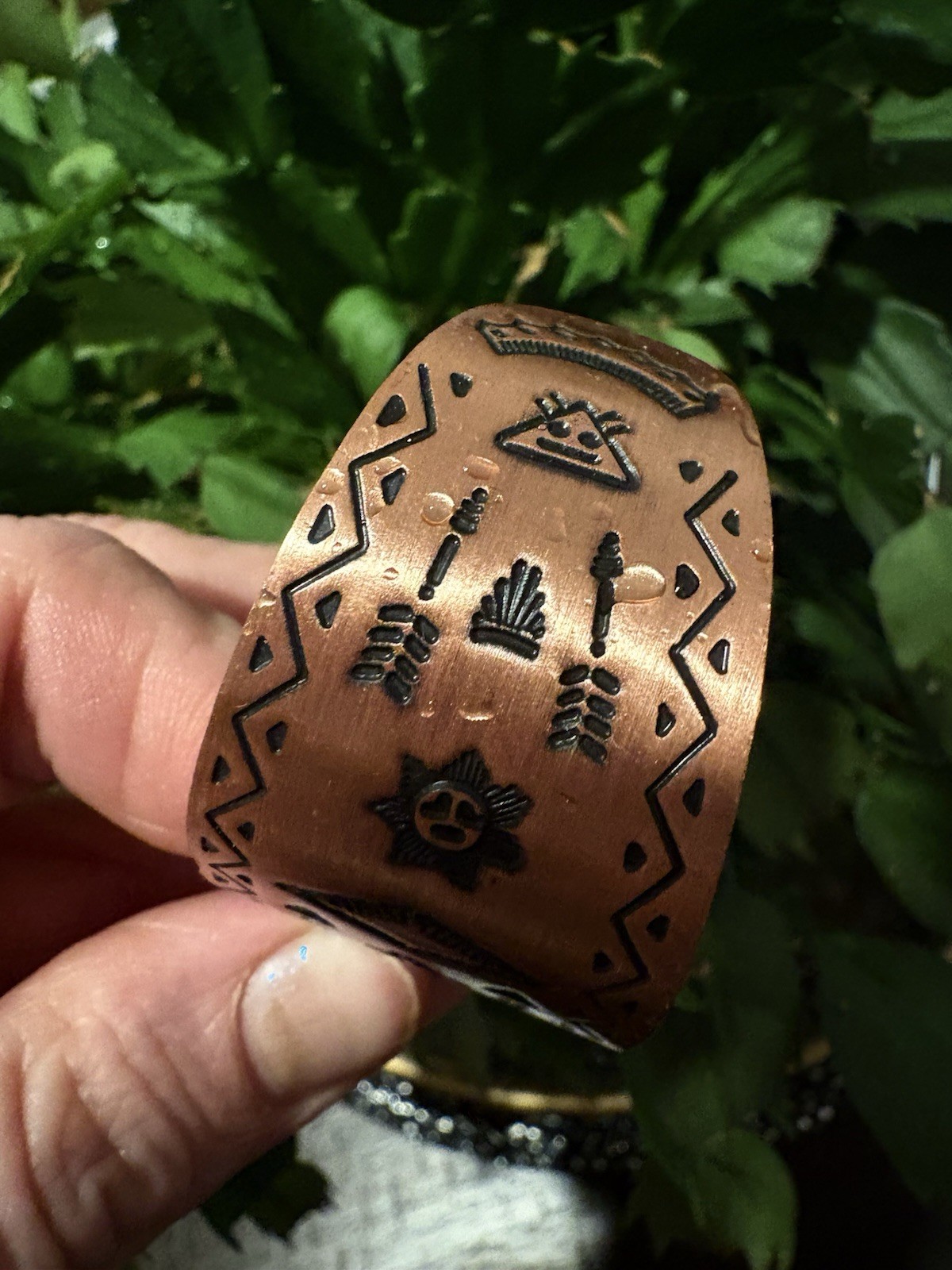 Bell Trading Post Solid Copper Native American Th… - image 2