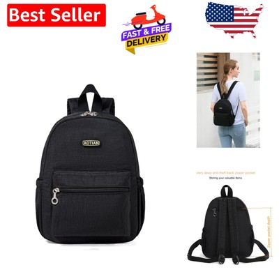 Upgraded 11.8  Mini Travel Backpack - Durable Fashion Daypack with Hidden Pocket