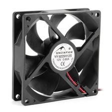 92mm x 92mm x 25mm 12V DC Cooling Fan Long Life HY Bearing Computer Case