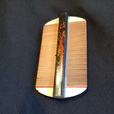 VINTAGE CHINESE BAMBOO COMB - OLD STYLE CHINESE COMB  - HEAD DRESSING COMB
