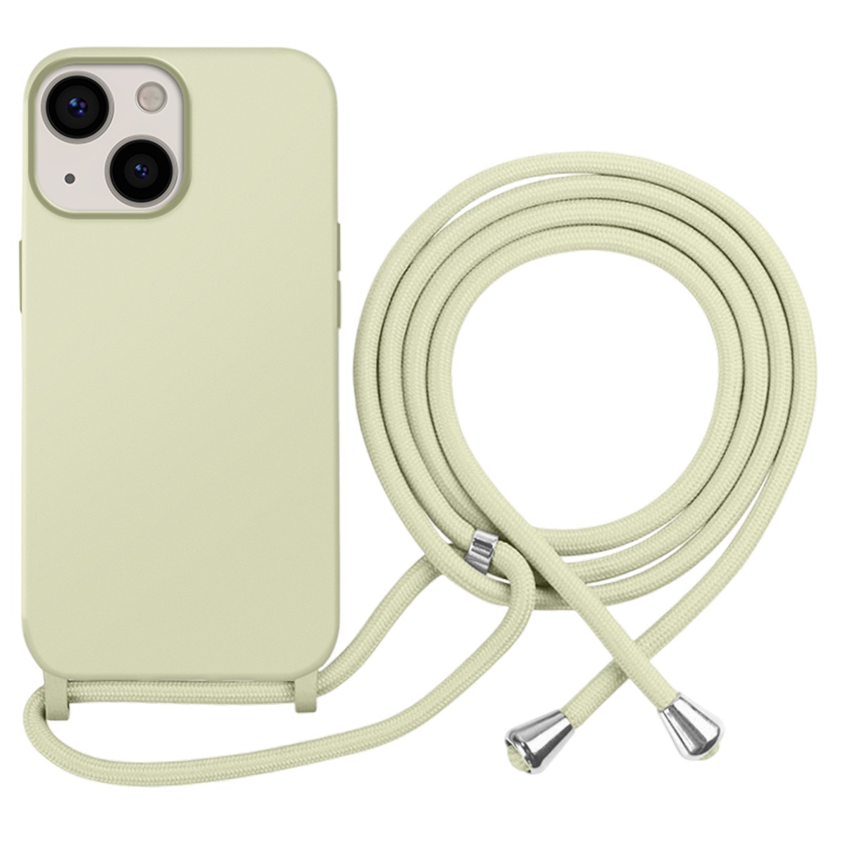 Coque iPhone 13 en TPU Moxie Color Lace cordon collier lilas