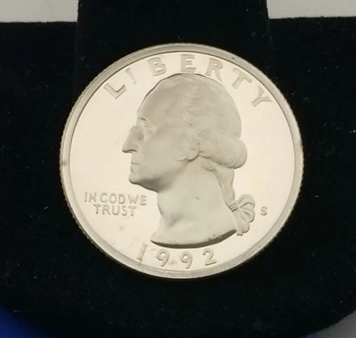 1992-S Proof Silver Washington Quarter #20827