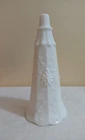 Vintage Westmoreland White Milk Glass 8.5” Epergne Horn Insert Panel Grape 1960s