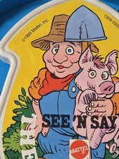 Vintage Mattel See N Say The Farmer Says Talking Wheel 1989 Works Perfectly Vintage Mattel See N Say The Farmer Says Talking Wheel 1989 Works Perfectly