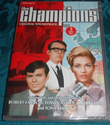 The Champions 3-Disc Complete Soundtrack CD Set  *NEW/SEALED* Network ITC