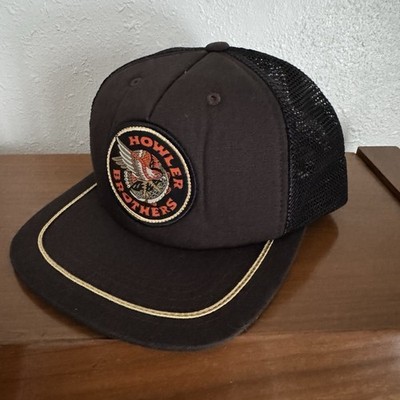 Howler Bros Hat Black Osprey and Pike Mesh Snap Back One Size Outdoor Adult