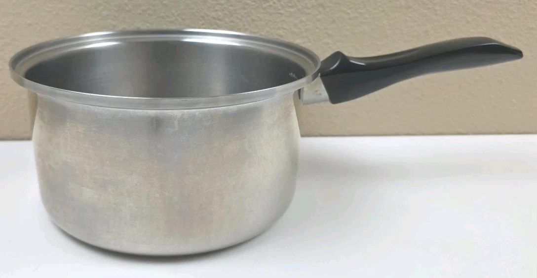 Vintage Regal Pyro Ply 2.5 QT Sauce Pan Stainless Steel Made In The U.S.A