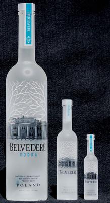 Belvedere Wodka SET mit je 1 X 1,75 Liter - 0,20 Liter - 0,05 Liter Flasche
