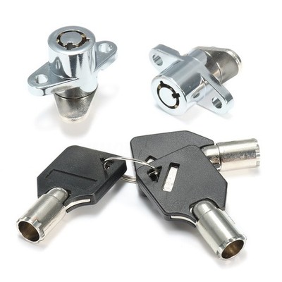 2X Hard Saddlebag Lock 3 SchlüSsel Set für  Touring  Glide Road King9958