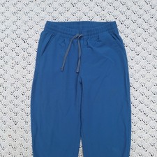 Patagonia Kids Quandary Pants Blue Hiking Outdoor 40 UPF Stretch Blue - Small