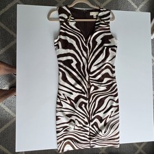 Women's Michael Kors Zebra Print Dress Size M