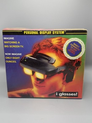 NEW SEALED Virtual IO i-Glasses LCB NTSC Personal Display System VR Headset RARE