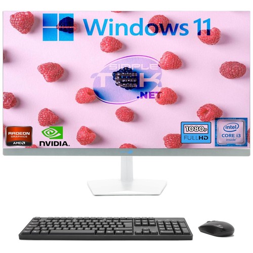 All IN One I3 27 " FHD Win 11 RAM 8gb SSD 120gb Desktop Computer Gaming Editing_ - 第 2/11 張圖片