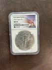 2022 AMERICAN SILVER EAGLE NGC MS70 S$1 7K U.S. STATE SERIES - Oklahoma