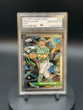 2025 Topps Chrome Cosmic #91 Marcelo Mayer Boston Red Sox GEM MINT PTA 10🔥