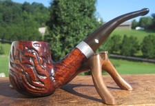 Dr Grabow Royal Duke Imp Briar Blue Spade Bent Billiard Estate Pipe 5.1/4" L