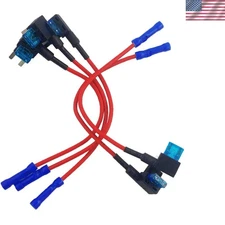 5 Pack 12V Car Add-a-Circuit Fuse TAP Adapter Kit