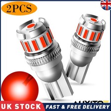 501 Red Led Car Bulbs T10 Xenon W5w Canbus Error Free Interior Side Light Bulb