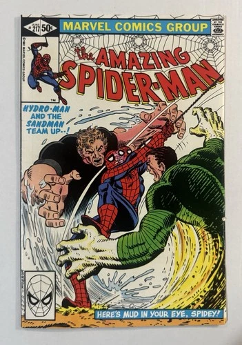 Title: The Amazing Spider-Man #217 (Marvel, 1981) FN Hydro-Man & Sandman Key