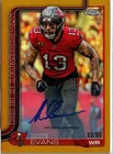 2025 Topps Chrome Mike Evans Chrome Autographs (RAW)