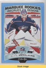 2019 Upper Deck O-Pee-Chee Update Marquee Rookies Blue Elvis Merzlikins READ z6b
