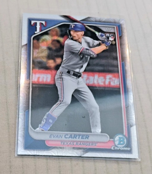 EVAN CARTER 2024 Bowman Chrome MOJO Refractor #65 Rookie