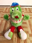 Vtg Philly Phanatic Plush 1990 Mascot Philadelphia Phillies 12" Stuffed Animal