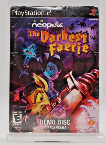 Neopets The Darkest Faerie RARE Demo Disc (Sony PlayStation 2 - PS2) Tested