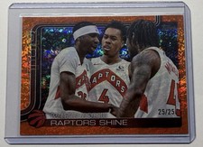 2025-26 Topps Flagship Orange Foil We The North Raptors Shine 25/25 SSP #276