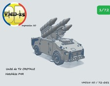 CROTALE UT Launcher - Hotchiss P4R Chassis Shooting Unit - 1/72