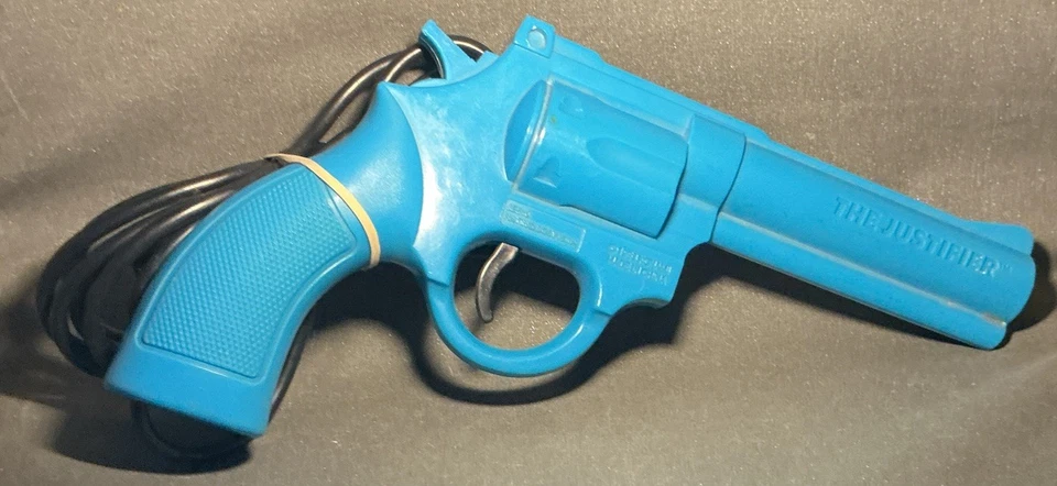 Light Gun The Justifier JE510 Atari Video Game Controller Zapper Untested ~J688 - Image 2 of 2