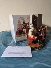 Hallmark Santa Time for Toys Ornament Once Upon A Christmas Magic Cord 2012 Test