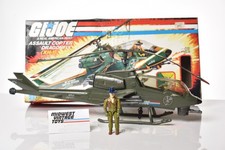 Vintage GI Joe - 1983 DRAGONFLY XH-1 w  WILD BILL - 100  Complete w  Box-Hasbro
