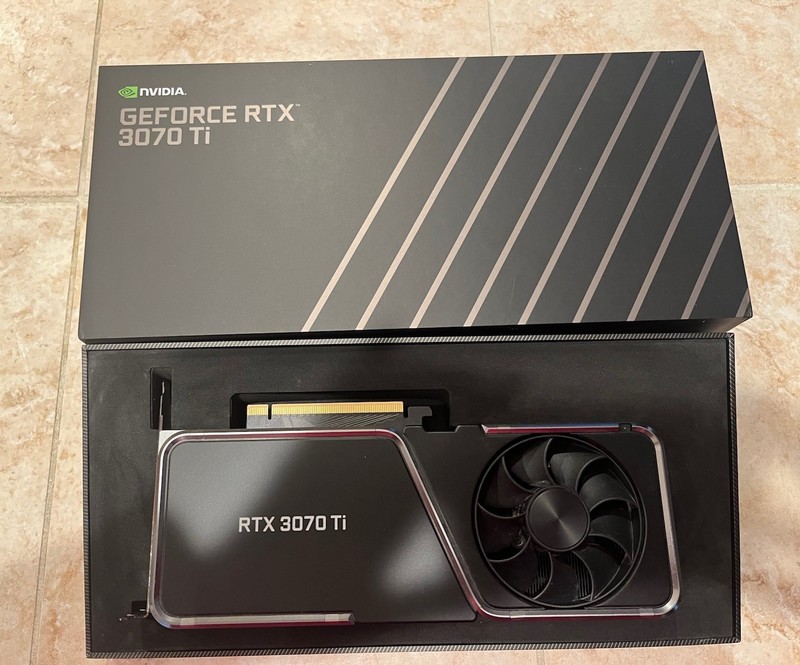 NVIDIA GeForce RTX 3070 TI 8GB Founders Edition