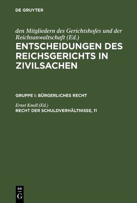 Ernst Knoll Recht der Schuldverhältnisse, 11 (Gebundene Ausgabe) (US IMPORT)
