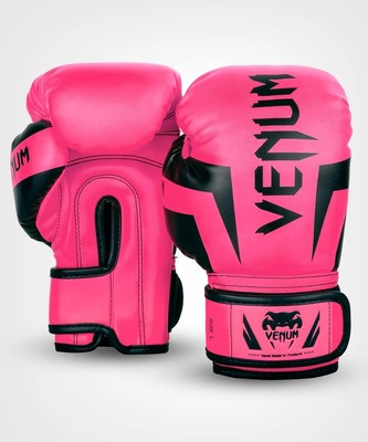 Venum Elite Boxhandschuhe (Kinder) Fluo Pink - Medium