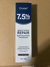 New Croent 7.5% Hydroxyapatite Toothpaste 4.2 oz Tooth Repair Whitening Mint